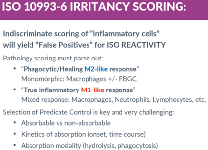 ISO 10993-6 irritancy scoring